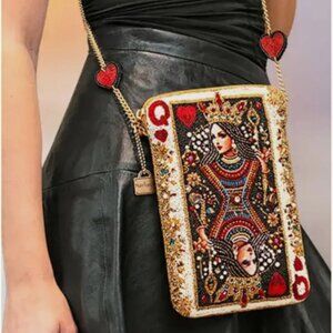 Mary Frances "The Queen" Beaded Mini Crossbody Bag